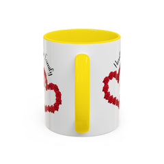 Heart of Our Family Accent Coffee Mug