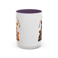 Love You Beary Much Bear Family Mug - Cute Accent Coffee Mug for Moms