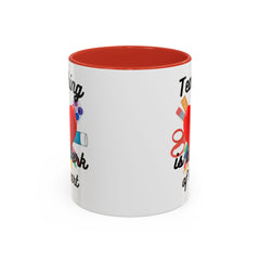 Teaching is a Work of Heart Coffee Mug - Perfect Gift for Teachers