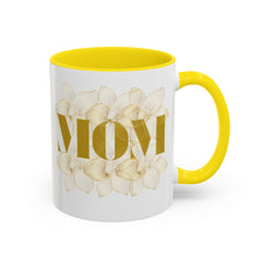 Elegant MOM Accent Coffee Mug - Perfect Gift for Mother's Day