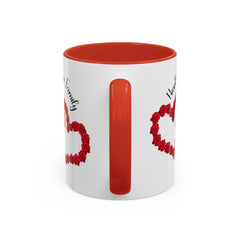 Heart of Our Family Accent Coffee Mug