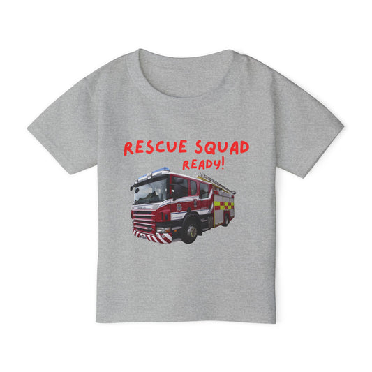 Toddler Firefighter T-Shirt - Rescue Squad Ready!