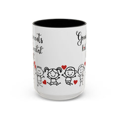 Grandparents' Greatest Gift Coffee Mug - Cute Family Design for Special Moments