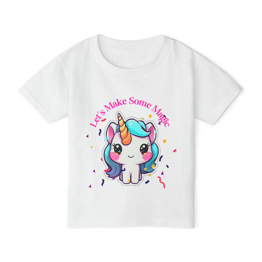 Toddler Unicorn T-Shirt - "Let's Make Some Magic" Design