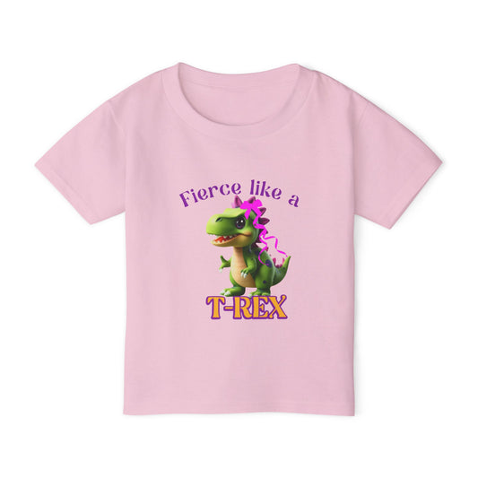 Fierce T-Rex Toddler T-Shirt | Cute Dino Theme for Kids
