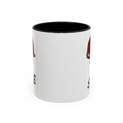 Sip in Style Accent Coffee Mug - Fun & Unique Ceramic Mug for Drink Lovers