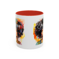 Drippin' in Color Coffee Mug - Afrocentric Drinkware for Proud Individuals