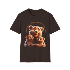 Love You Beary Much Mom T-Shirt | Cute Unisex Softstyle Tee for Mother's Day