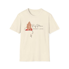 Pray More Worry Less Unisex Softstyle T-Shirt