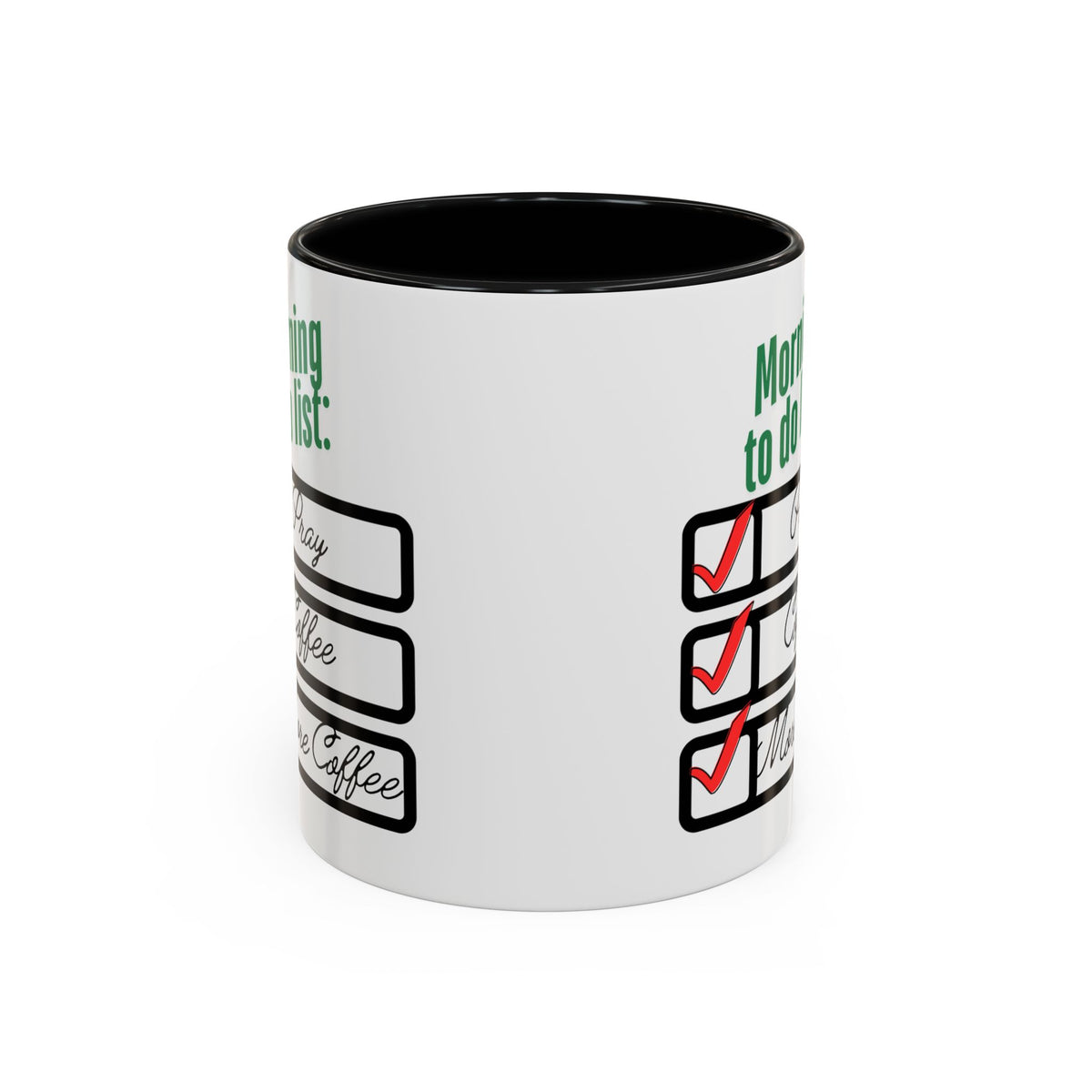 Funny Morning Coffee Mug - To Do List Design for Coffee Lovers