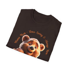 Love You Beary Much Mom T-Shirt | Cute Unisex Softstyle Tee for Mother's Day
