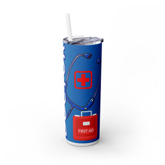 Doctor Skinny Tumbler with Straw, 20oz