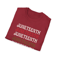 JuneTeenth Unisex Softstyle T-Shirt – Celebrate Freedom with Style