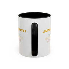 Juneteenth Accent Coffee Mug - Power, Strength, Justice - Celebration Gift for Heritage Awareness