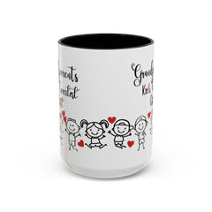 Grandparents' Gift Coffee Mug - Kids' Greatest Love Design