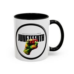 Juneteenth Accent Coffee Mug - Celebrate Freedom and Heritage