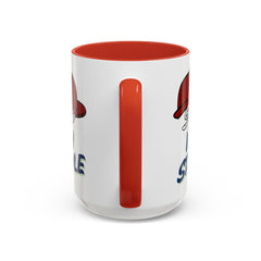 Sip in Style Accent Coffee Mug - Fun & Unique Ceramic Mug for Drink Lovers