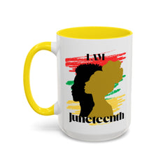Juneteenth Accent Coffee Mug - Celebrate Freedom & Heritage