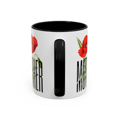 Mother's Day Accent Coffee Mug - Floral Design 11oz & 15oz