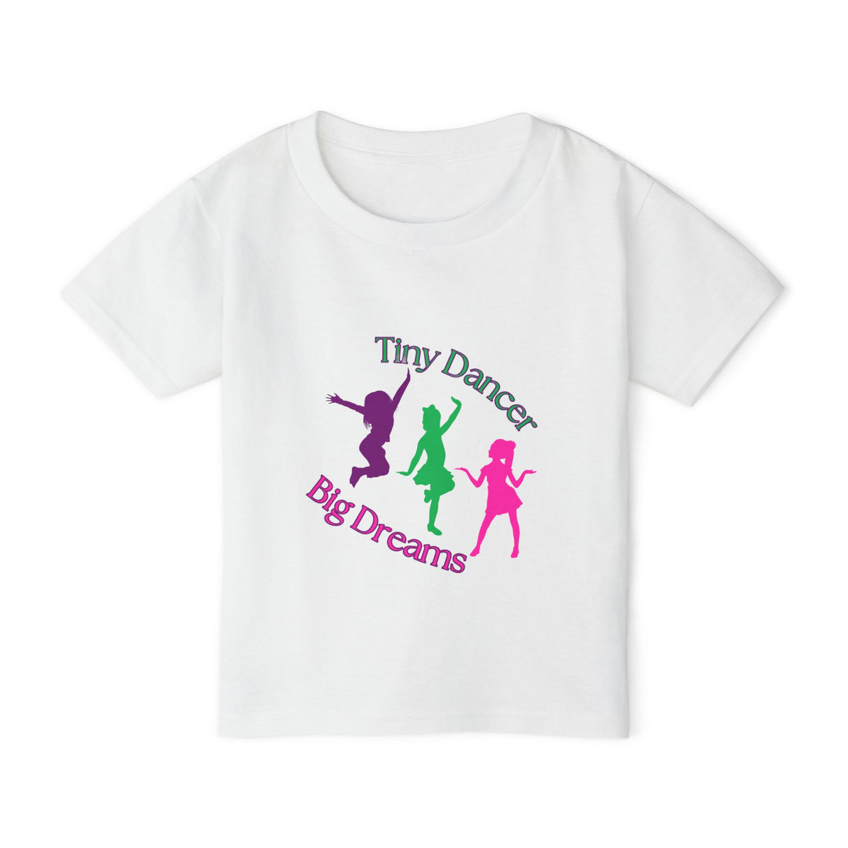 Tiny Dancer Big Dreams Toddler T-Shirt - Bright & Playful Tee for Little Dancers