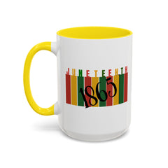 Juneteenth Accent Coffee Mug - Celebrate Freedom and History | 11oz & 15oz Options