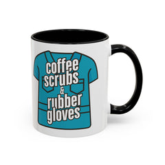 Coffee Scrubs & Rubber Gloves Mug - Perfect for Healthcare Heroes
