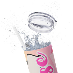 Nurse Skinny Tumbler with Straw