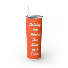School Bus Driver 20oz Skinny Tumbler with Straw