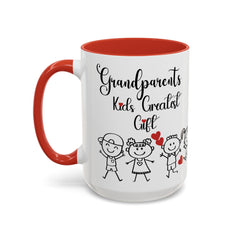Grandparents' Greatest Gift Coffee Mug - Cute Family Design for Special Moments
