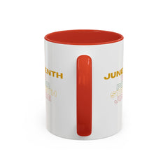 Juneteenth Accent Coffee Mug - Power, Strength, Justice - Celebration Gift for Heritage Awareness