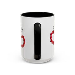 Heart of Our Family Accent Coffee Mug