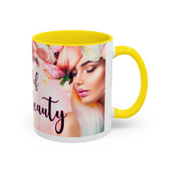Be Your Own Kind of Beauty Coffee Mug - Inspirational Accent Mug for Self-Love and Confidence