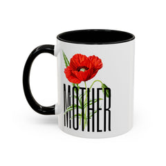 Mother's Day Accent Coffee Mug - Floral Design 11oz & 15oz