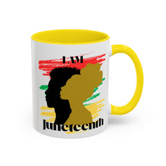 Juneteenth Accent Coffee Mug - Celebrate Freedom & Heritage