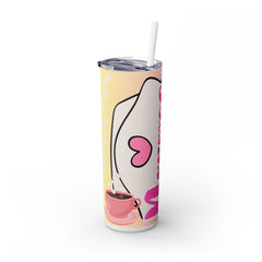 Nurse Skinny Tumbler with Straw