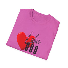LOVE LIKE GOD Unisex Softstyle T-Shirt - Perfect for Faith and Love Celebrations