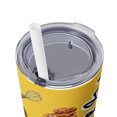 Baker Skinny Tumbler with Straw - 20oz