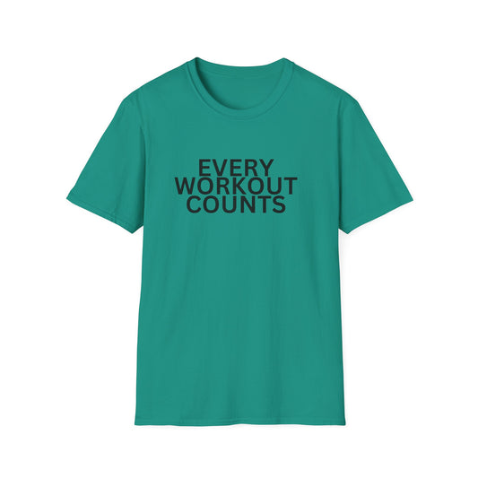 Motivational Workout T-Shirt - Every Workout Counts