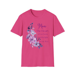 Mom Heart Floral T-Shirt - Comfortable Gift for Mother's Day