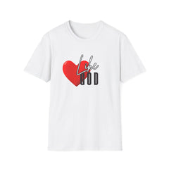 LOVE LIKE GOD Unisex Softstyle T-Shirt - Perfect for Faith and Love Celebrations