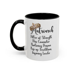 Matriarch Coffee Mug | Inspirational Gift for Mothers & Grandmothers