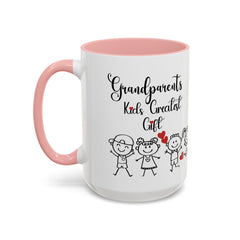 Grandparents' Gift Coffee Mug - Kids' Greatest Love Design