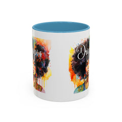 Drippin' in Color Coffee Mug - Afrocentric Drinkware for Proud Individuals