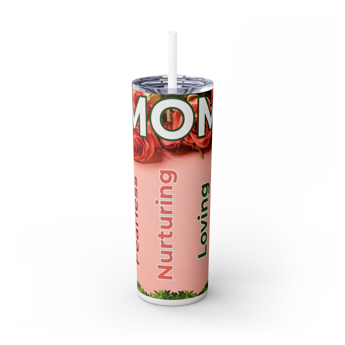Mom Appreciation Skinny Tumbler with Straw - 20oz, Loving & Supportive Gift for Mother's Day