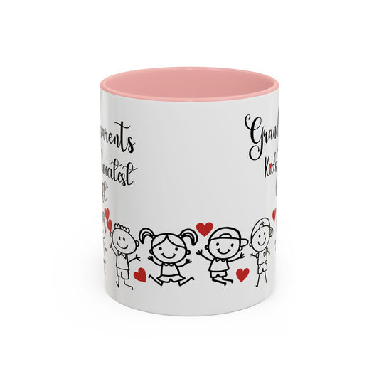 Grandparents' Greatest Gift Coffee Mug - Cute Family Design for Special Moments