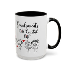 Grandparents' Gift Coffee Mug - Kids' Greatest Love Design