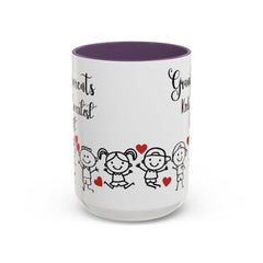 Grandparents' Greatest Gift Coffee Mug - Cute Family Design for Special Moments