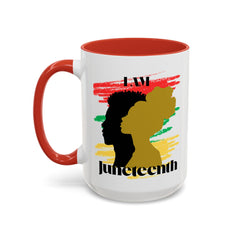 Juneteenth Accent Coffee Mug - Celebrate Freedom & Heritage