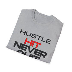 Hustle Hard Unisex Softstyle T-Shirt - Motivational Fitness Apparel