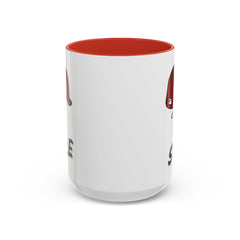 Sip in Style Accent Coffee Mug - Fun & Unique Ceramic Mug for Drink Lovers